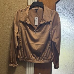NWT Express Women's Tan shirt small